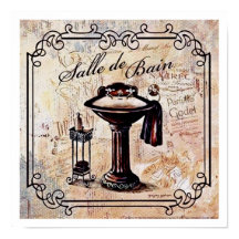 POSTER "SALLE DE BAIN"