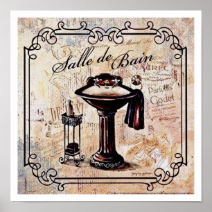 POSTER "SALLE DE BAIN"