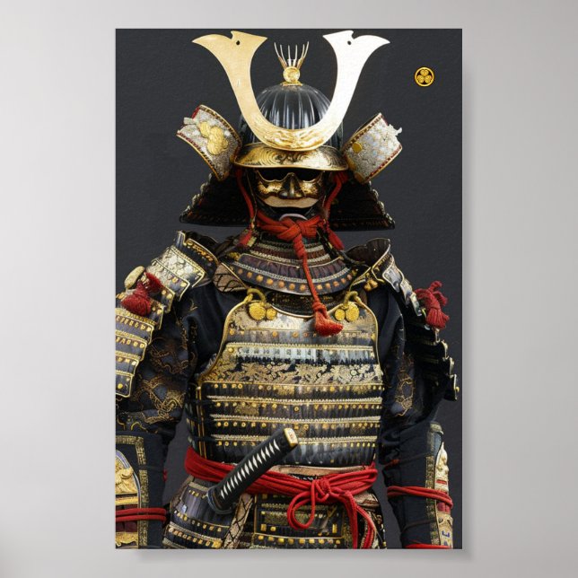 Poster Samurai Wall Art printng Shogun Tokugawa (Front)