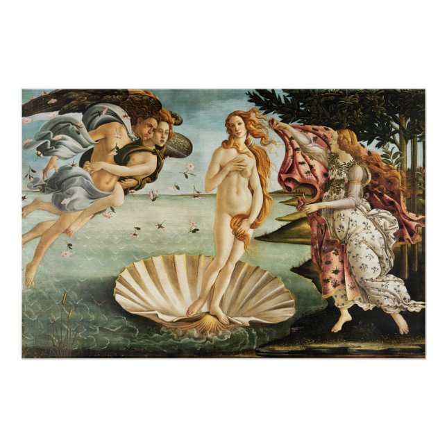 Pôster Sandro Botticelli's The Birth of Venus Poster (Front)
