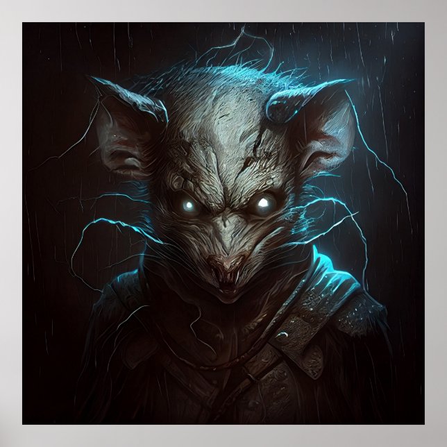 Poster sewer rat (Front)