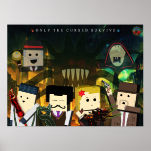 Poster Shadows of Evil 8-Bits (Great)