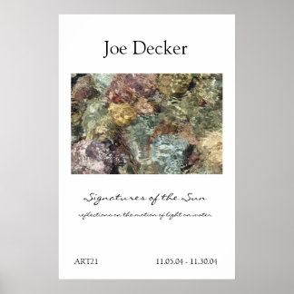 Poster: Signatures of the Sun / ART21 Poster