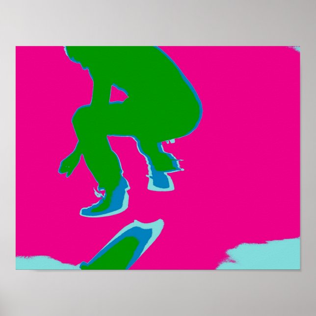 Poster Skater Pop Art (Front)