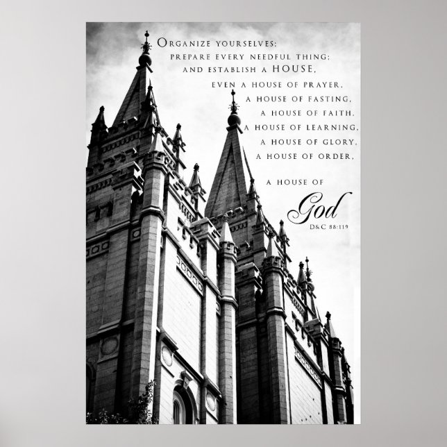 Poster-SLC LDS Temple 3 Poster (Front)