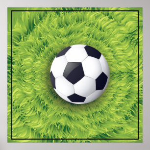 Poster-Soccer  24" x 24" Poster