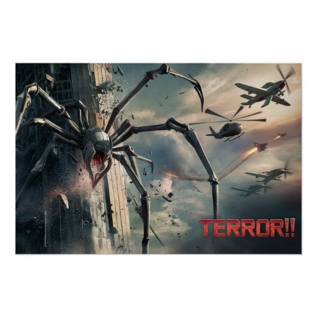 Poster Spider Terror (Front)