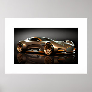Poster Sports Car