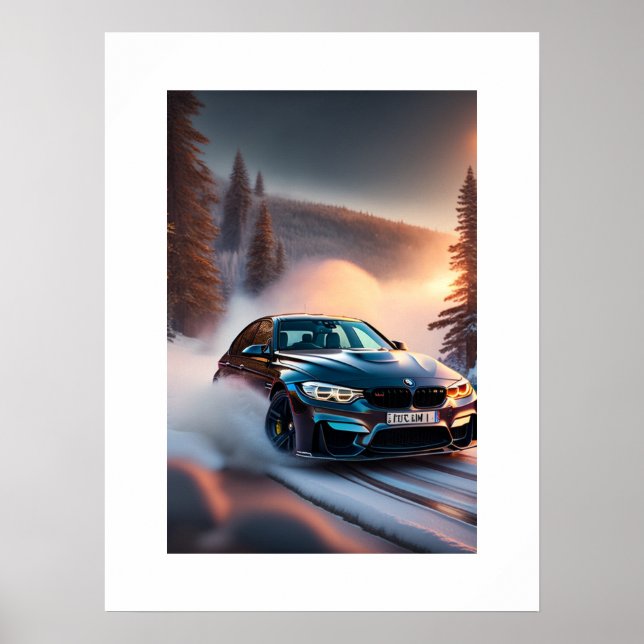 Poster Sports Car (Front)