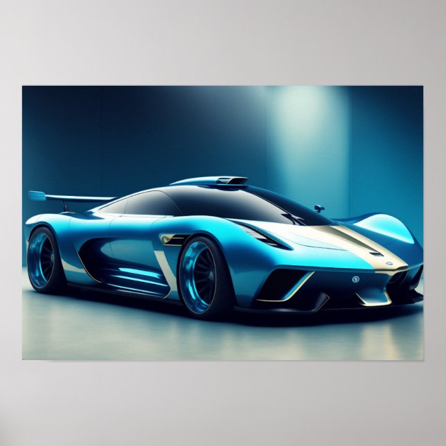 Poster Sports Car (Front)