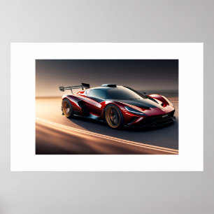 Poster Sports Car
