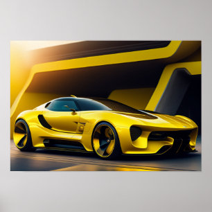 Poster Sports Car