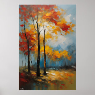 Poster   Spring   Oil Painting Style 