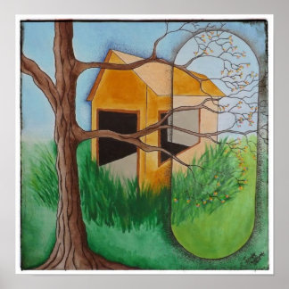 POSTER: Springtime Barn Poster