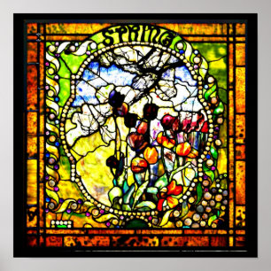 Poster-Stained Glass-Louis Tiffany 101 Poster