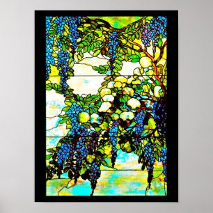 Poster-Stained Glass-Louis Tiffany 103 Poster