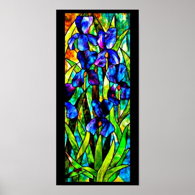 Poster-Stained Glass-Louis Tiffany 107 Poster (Front)