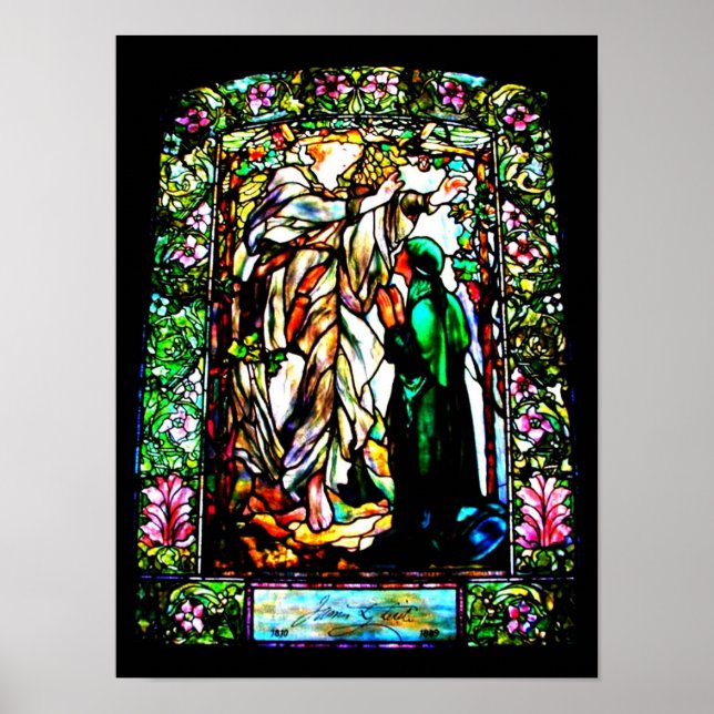 Poster-Stained Glass-Louis Tiffany 111 Poster (Front)