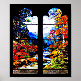 Poster-Stained Glass-Louis Tiffany 113 Poster