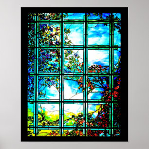 Poster-Stained Glass-Louis Tiffany 114 Poster