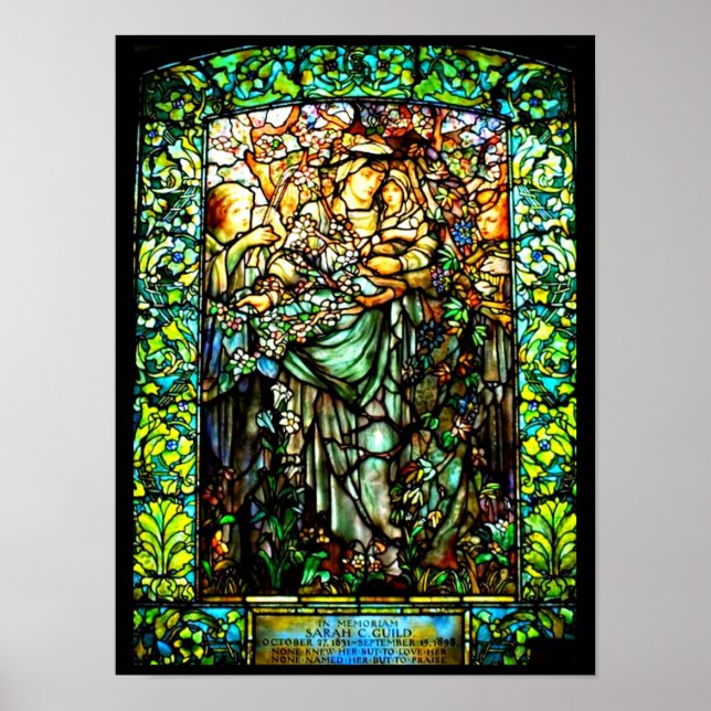 Poster-Stained Glass-Louis Tiffany 116 Poster (Front)
