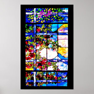 Poster-Stained Glass-Louis Tiffany 117 Poster