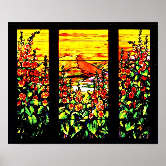 Poster-Stained Glass-Louis Tiffany 118 Poster (Front)