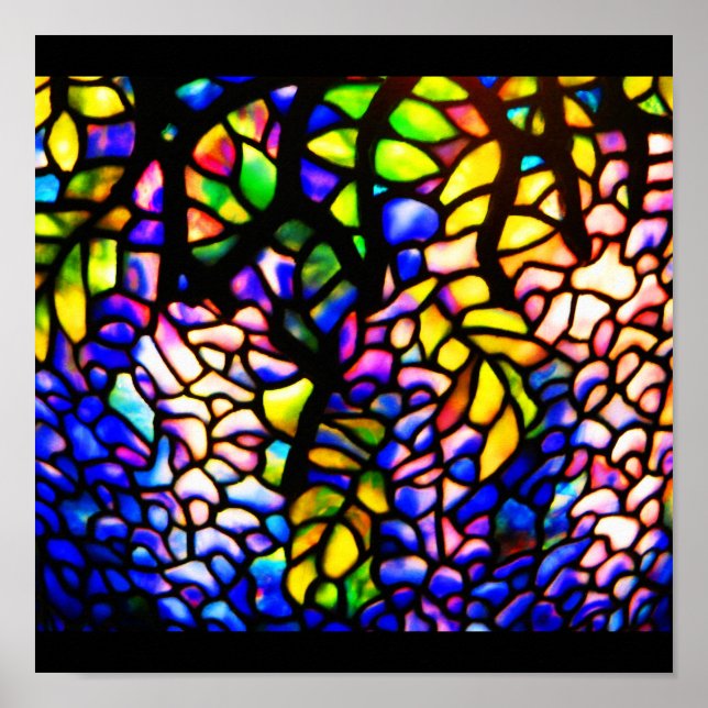 Poster-Stained Glass-Tiffany 4 Poster (Front)