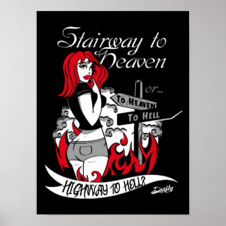 poster  staIrway to hell fondo