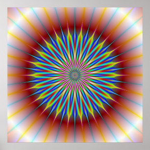 Poster  Star Flower