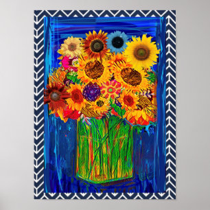 POSTER-SUNFLOWERS POSTER