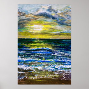 Poster - Sunset Seaside Moods