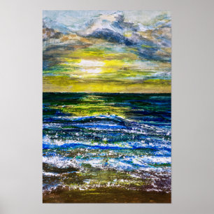 Poster - Sunset Seaside Moods
