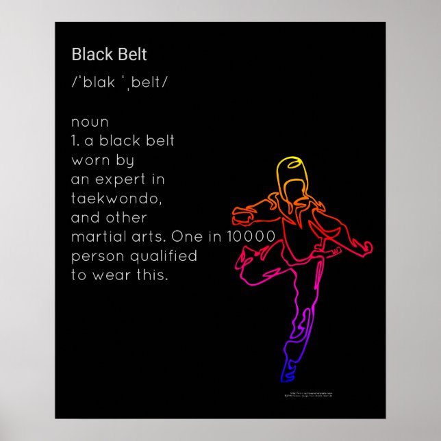 Poster TAEKWONDO DWICHAGI back kick 02 (Front)
