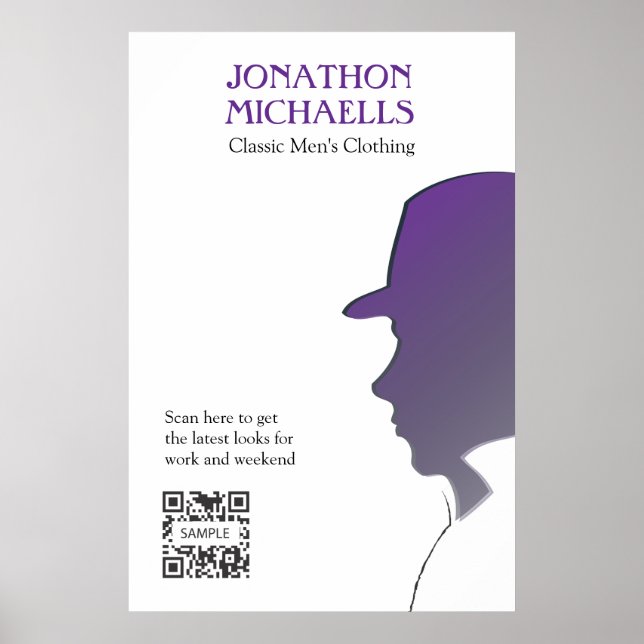 Poster Template Men's Clothing (Front)