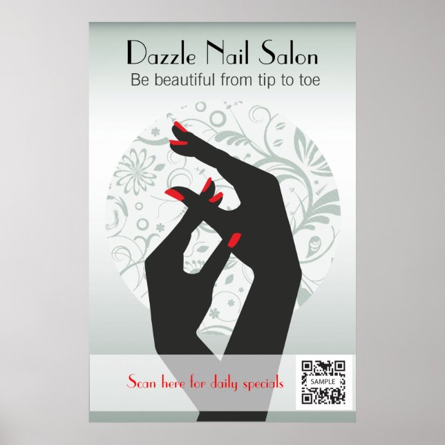 Poster Template Nail Salon (Front)