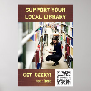 Poster Template Support Your Local Library