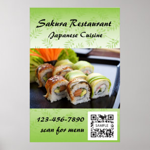 Poster Template Sushi