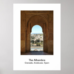 Poster - The Alhambra Granada, Andalusia, Spain