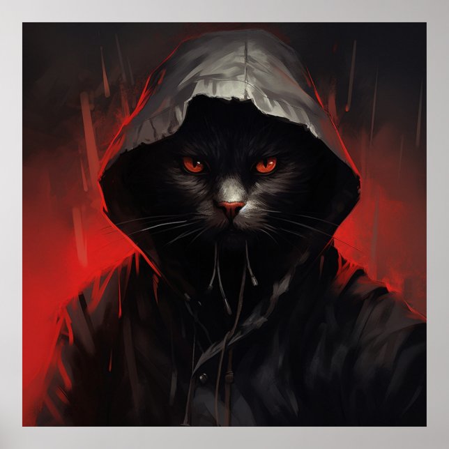 Poster The Black Cat of Fear (Front)
