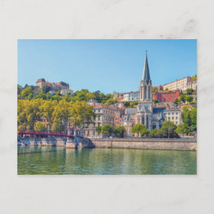 Poster The colours of Lyon Postcard