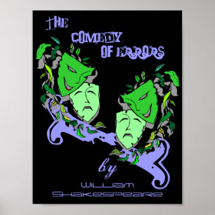 Poster The Comedy of Errors By William Shakespeare