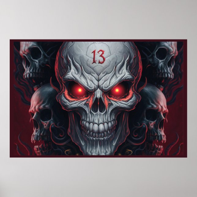 Poster The Skull 13 (Front)