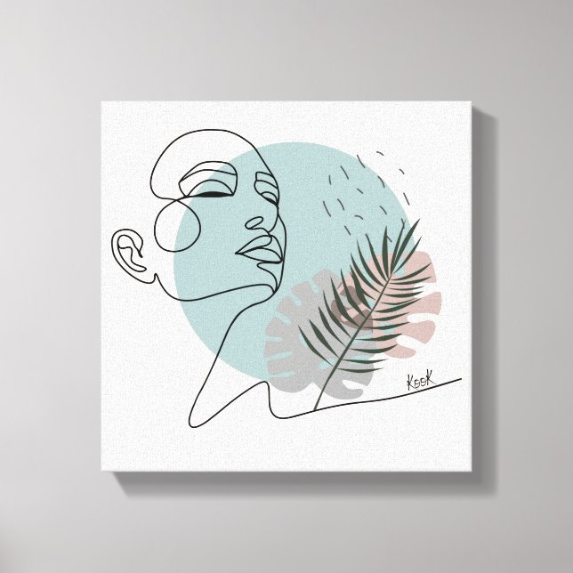 Poster The sleepy-minimalist art dreamer Canvas Print (Front)