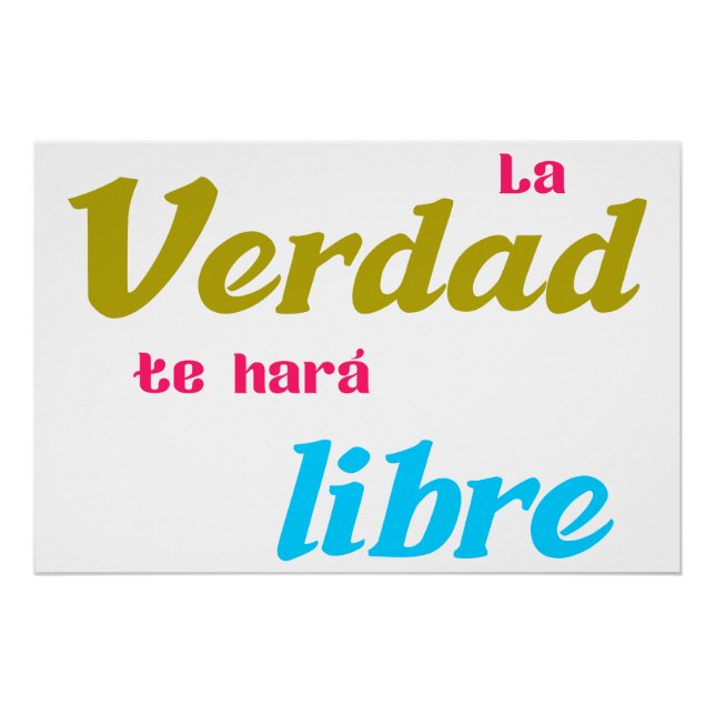 Poster The Truth Will Free You (Front)