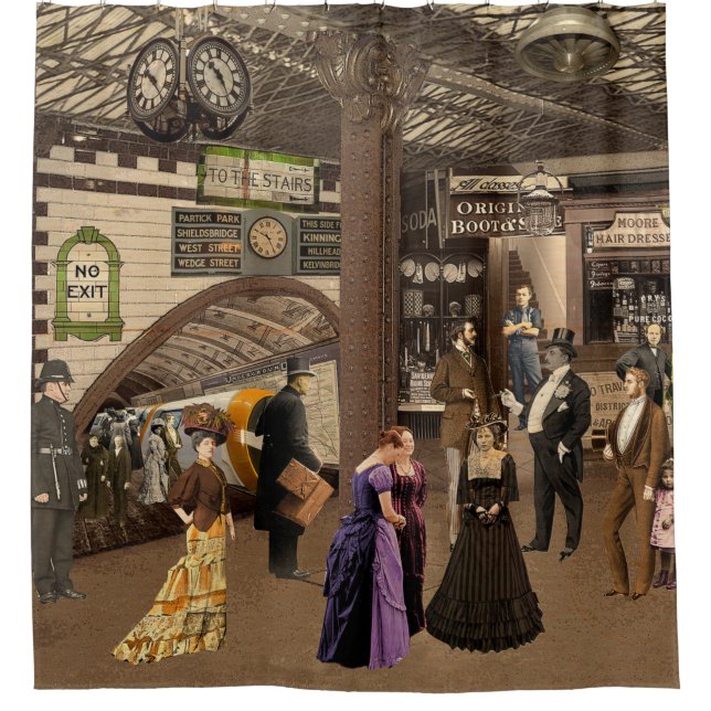 Póster The Tube Shower Curtain (Front)