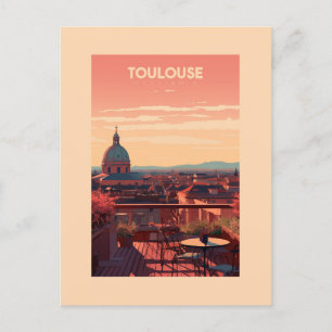 Poster Toulouse - France - illustration Postcard