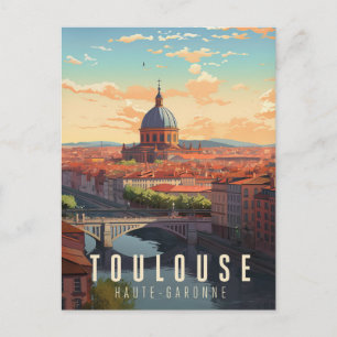 Poster Toulouse - France - illustration Postcard