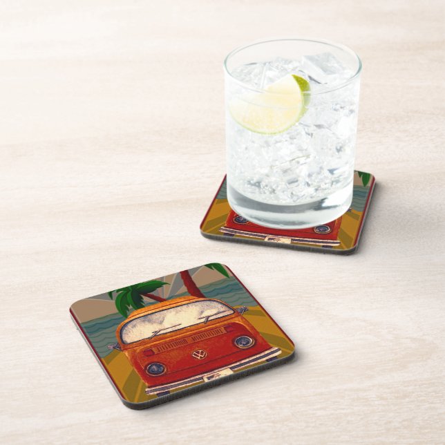 Poster:Travel California Beverage Coaster (Right Side)