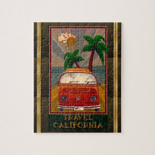 Poster:Travel California Puzzle (Vertical)